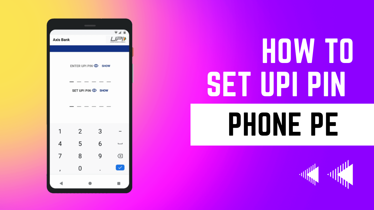 How to Set UPI Pin in PhonePe