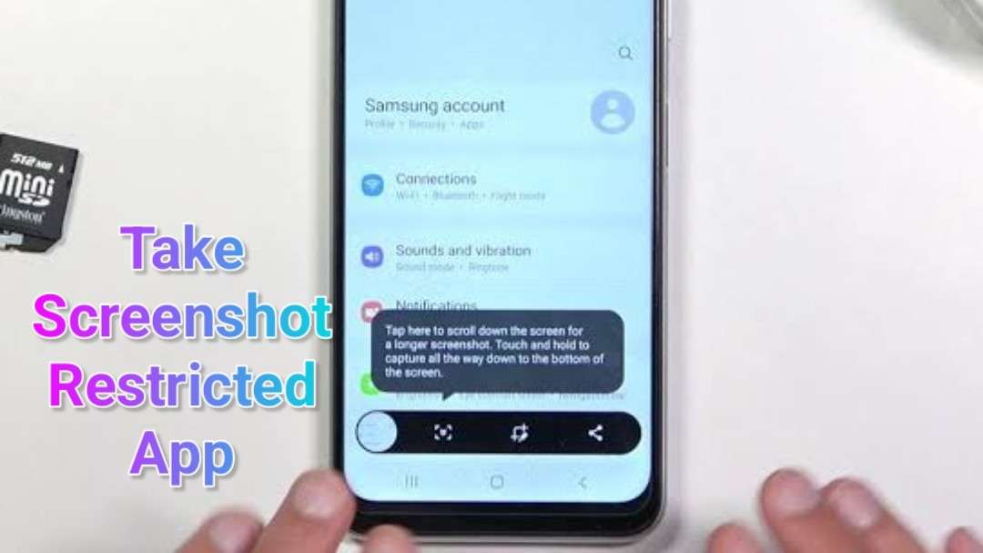 How to take screenshot in restricted apps Android 2023