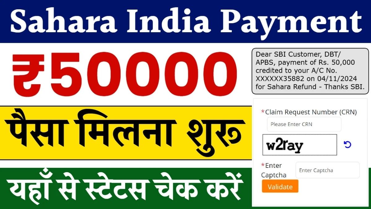 Sahara India Refund Payment Date 2024